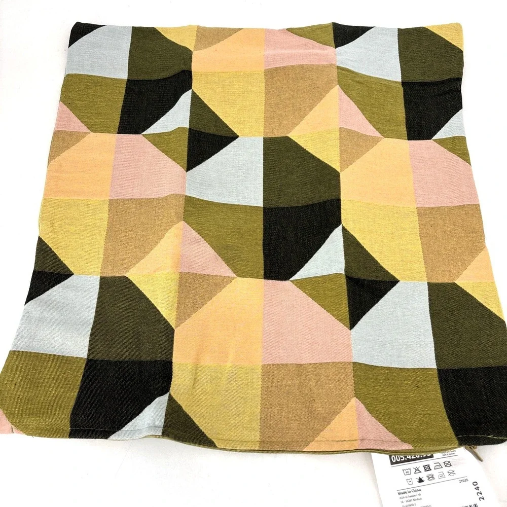 IKEA SVART Cushion cover, Pillow cover, Multicolour, 50x50 cm , 20